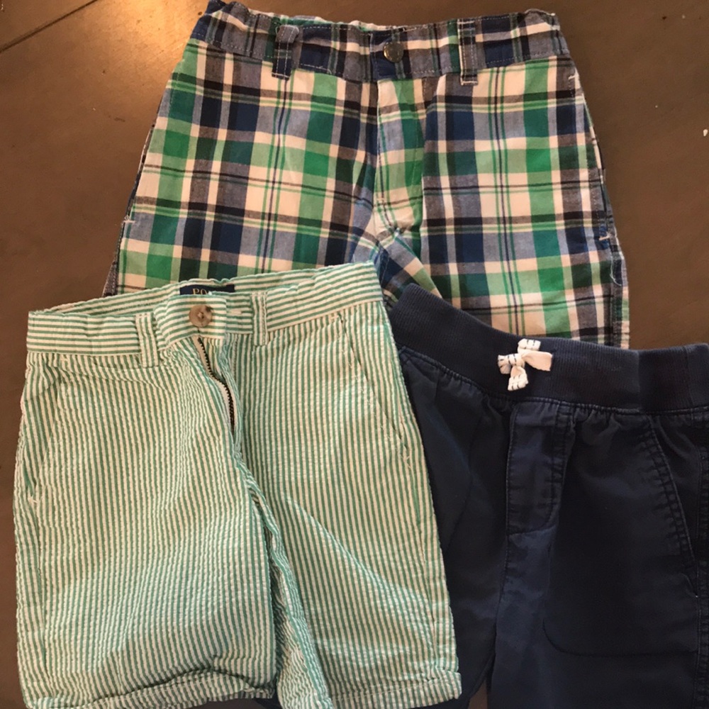 3 pair boys shorts size 5